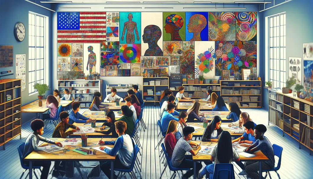 Japanese classroom emphasizing discipline and moral education through traditional values.